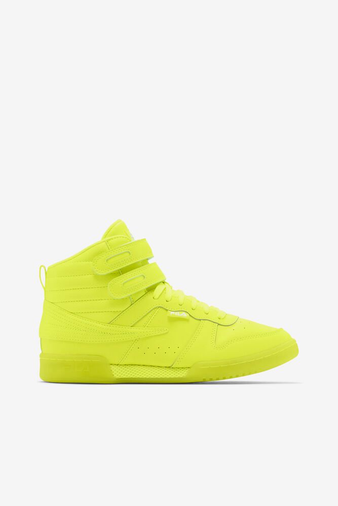 Fila F14 Trainers Yellow - Womens - 41387HZGW